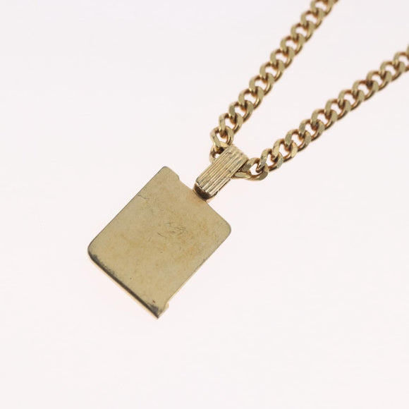Christian Dior Necklace metal Gold Tone Auth BA11475