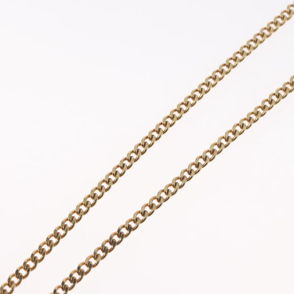 Christian Dior Necklace metal Gold Tone Auth BA11475