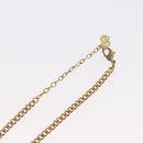 Christian Dior Necklace metal Gold Tone Auth BA11475-14