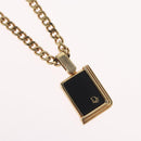 Christian Dior Necklace metal Gold Tone Auth BA11475-3