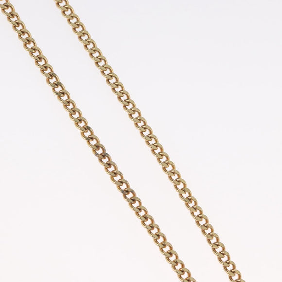 Christian Dior Necklace metal Gold Tone Auth BA11475