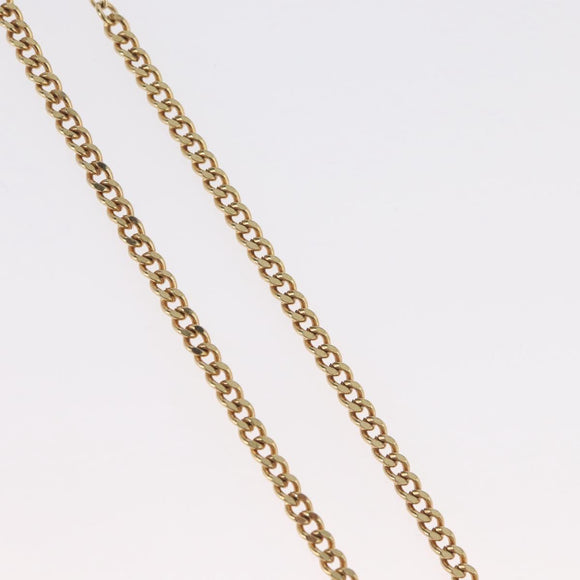 Christian Dior Necklace metal Gold Tone Auth BA11475