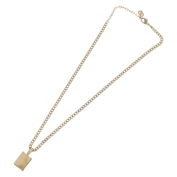 Christian Dior Necklace metal Gold Tone Auth BA11475