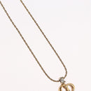 Christian Dior Halskette Metall goldfarben Auth BA11476-4