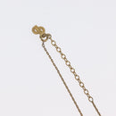 Christian Dior Halskette Metall goldfarben Auth BA11476-8