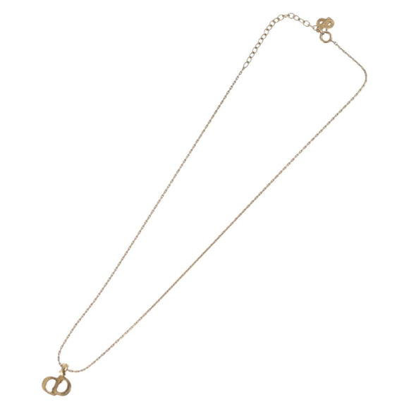 Christian Dior Halskette Metall goldfarben Auth BA11476