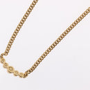 Christian Dior Necklace metal Gold Tone Auth BA11478-11