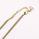 Christian Dior Necklace metal Gold Tone Auth BA11478-15