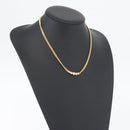 Christian Dior Necklace metal Gold Tone Auth BA11478-17
