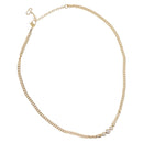 Christian Dior Necklace metal Gold Tone Auth BA11478-2