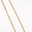 Christian Dior Necklace metal Gold Tone Auth BA11478-6