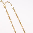 Christian Dior Necklace metal Gold Tone Auth BA11478-7