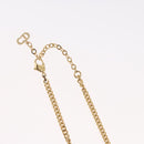 Christian Dior Necklace metal Gold Tone Auth BA11478-8