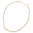 Christian Dior Necklace metal Gold Tone Auth BA11478-9