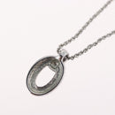 Christian Dior Necklace metal Silver Auth BA11479-10