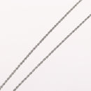 Christian Dior Necklace metal Silver Auth BA11479-12