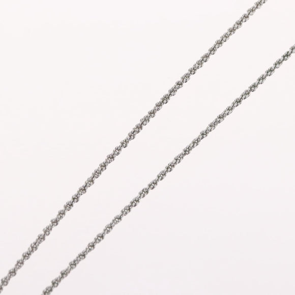 Christian Dior Necklace metal Silver Auth BA11479