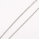 Christian Dior Necklace metal Silver Auth BA11479-13