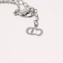 Christian Dior Necklace metal Silver Auth BA11479-16