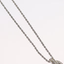 Christian Dior Necklace metal Silver Auth BA11479-4