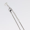Christian Dior Necklace metal Silver Auth BA11479-8