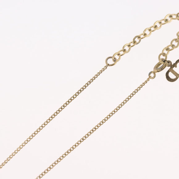 Christian Dior Ketting metaal Goudkleurig Auth BA11480