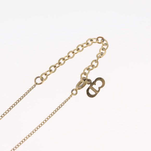Christian Dior Ketting metaal Goudkleurig Auth BA11480