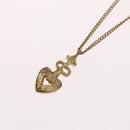 Christian Dior Necklace metal Gold Tone Auth BA11481-11