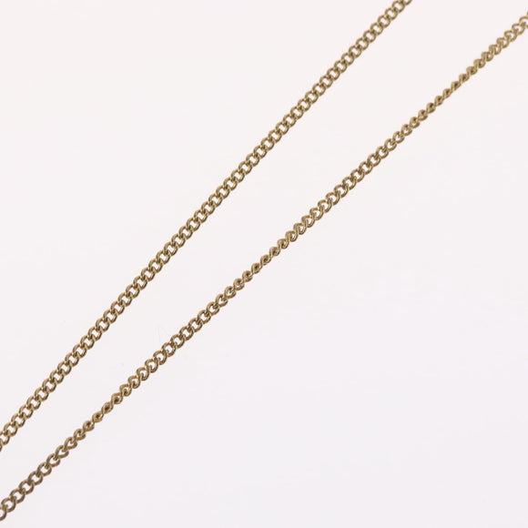 Christian Dior Necklace metal Gold Tone Auth BA11481