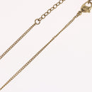 Christian Dior Necklace metal Gold Tone Auth BA11481-16