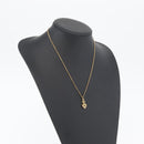 Christian Dior Necklace metal Gold Tone Auth BA11481-19