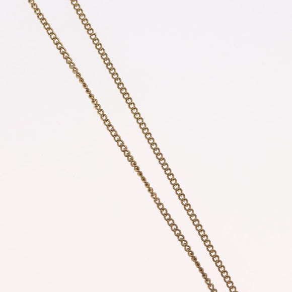 Christian Dior Necklace metal Gold Tone Auth BA11481