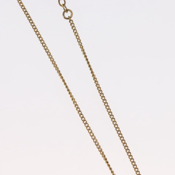 Christian Dior Necklace metal Gold Tone Auth BA11481
