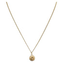 Christian Dior Necklace metal Gold Tone Auth BA11482-1