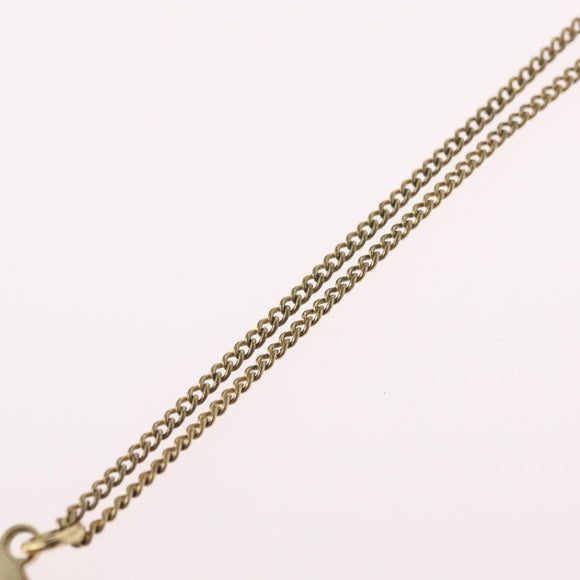 Christian Dior Necklace metal Gold Tone Auth BA11482