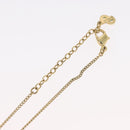 Christian Dior Necklace metal Gold Tone Auth BA11482-16