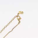 Christian Dior Necklace metal Gold Tone Auth BA11482-17