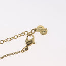 Christian Dior Necklace metal Gold Tone Auth BA11482-18