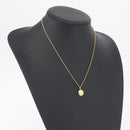 Christian Dior Necklace metal Gold Tone Auth BA11482-19