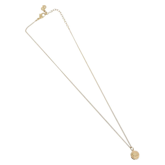 Christian Dior Necklace metal Gold Tone Auth BA11482