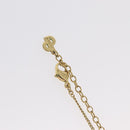 Christian Dior Necklace metal Gold Tone Auth BA11482-9