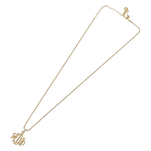 Christian Dior Ketting metaal Goudkleurig Auth BA11483
