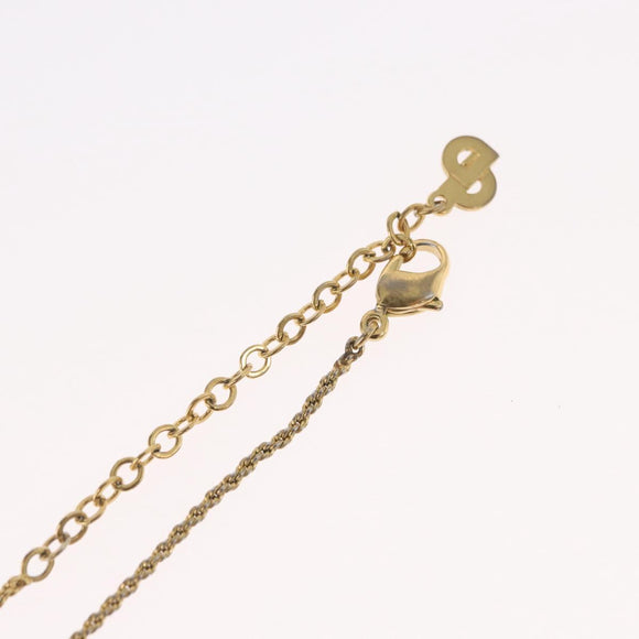 Christian Dior Ketting metaal Goudkleurig Auth BA11483