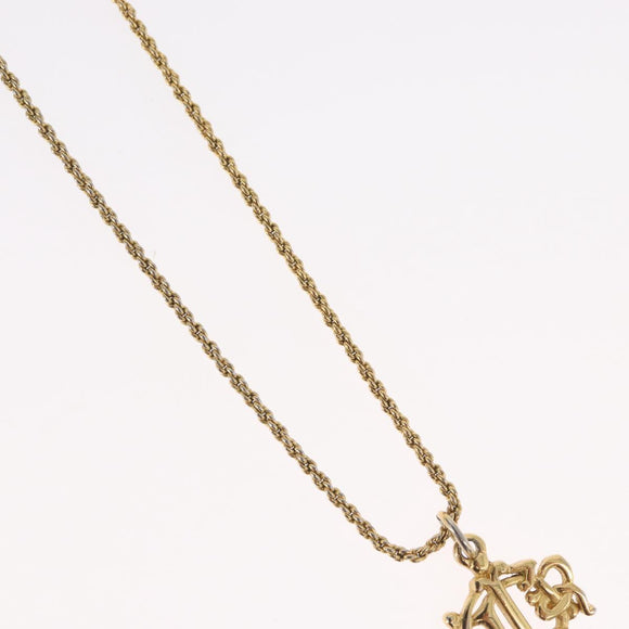 Christian Dior Ketting metaal Goudkleurig Auth BA11483