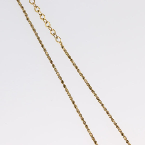 Christian Dior Ketting metaal Goudkleurig Auth BA11483