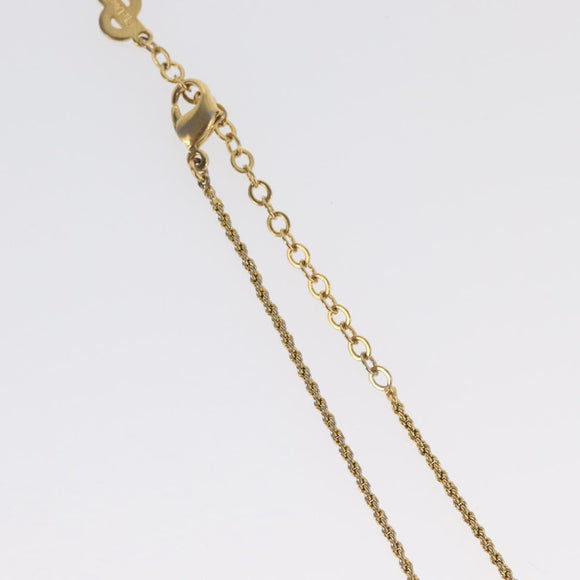 Christian Dior Ketting metaal Goudkleurig Auth BA11483