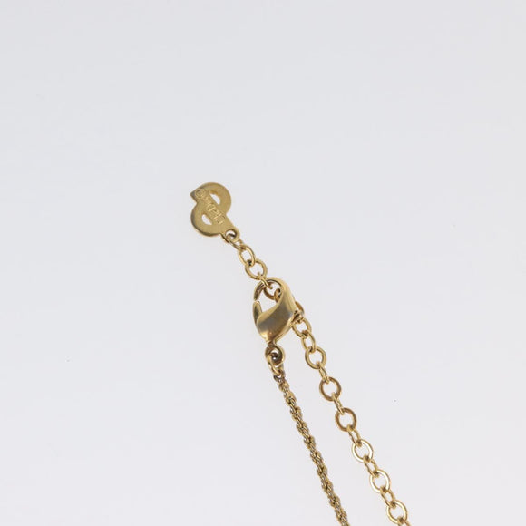 Christian Dior Ketting metaal Goudkleurig Auth BA11483
