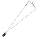 Christian Dior Necklace metal Silver Auth BA11485-10