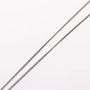 Christian Dior Necklace metal Silver Auth BA11485-13