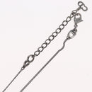 Christian Dior Necklace metal Silver Auth BA11485-16